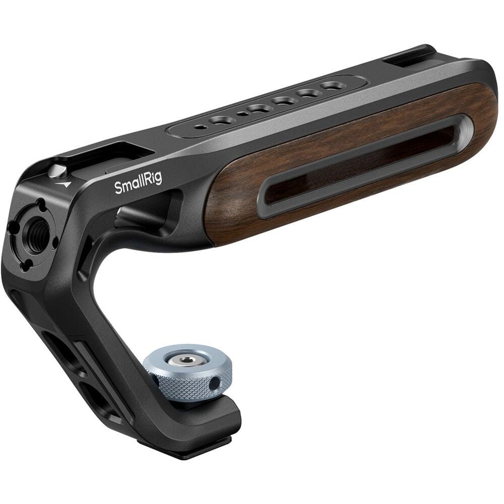 SmallRig Wooden Top Handle with Cold Shoe Mount 5250