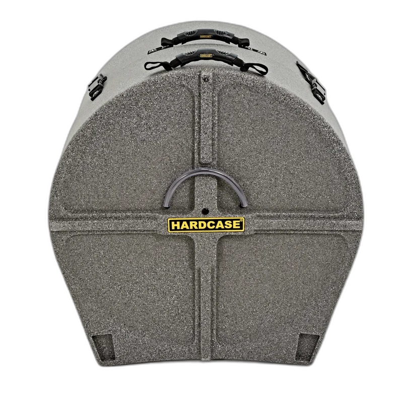 Hardcase 22 Bass Drum Case with Wheels Granite