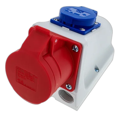 PCE 9215-6 Combo 16A 5pol Wall
