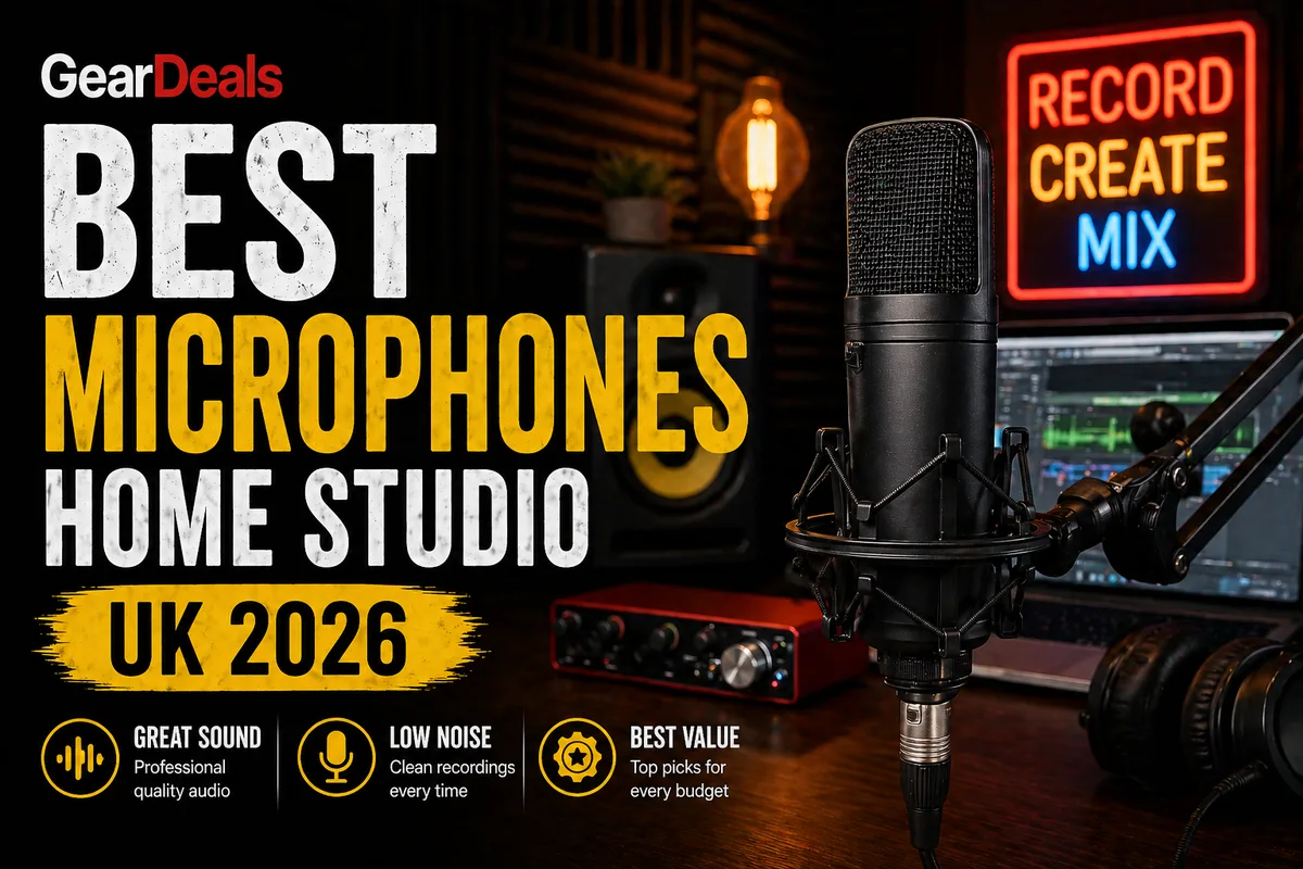 Best Microphones for Home Studio UK 2026: From £100 to £500