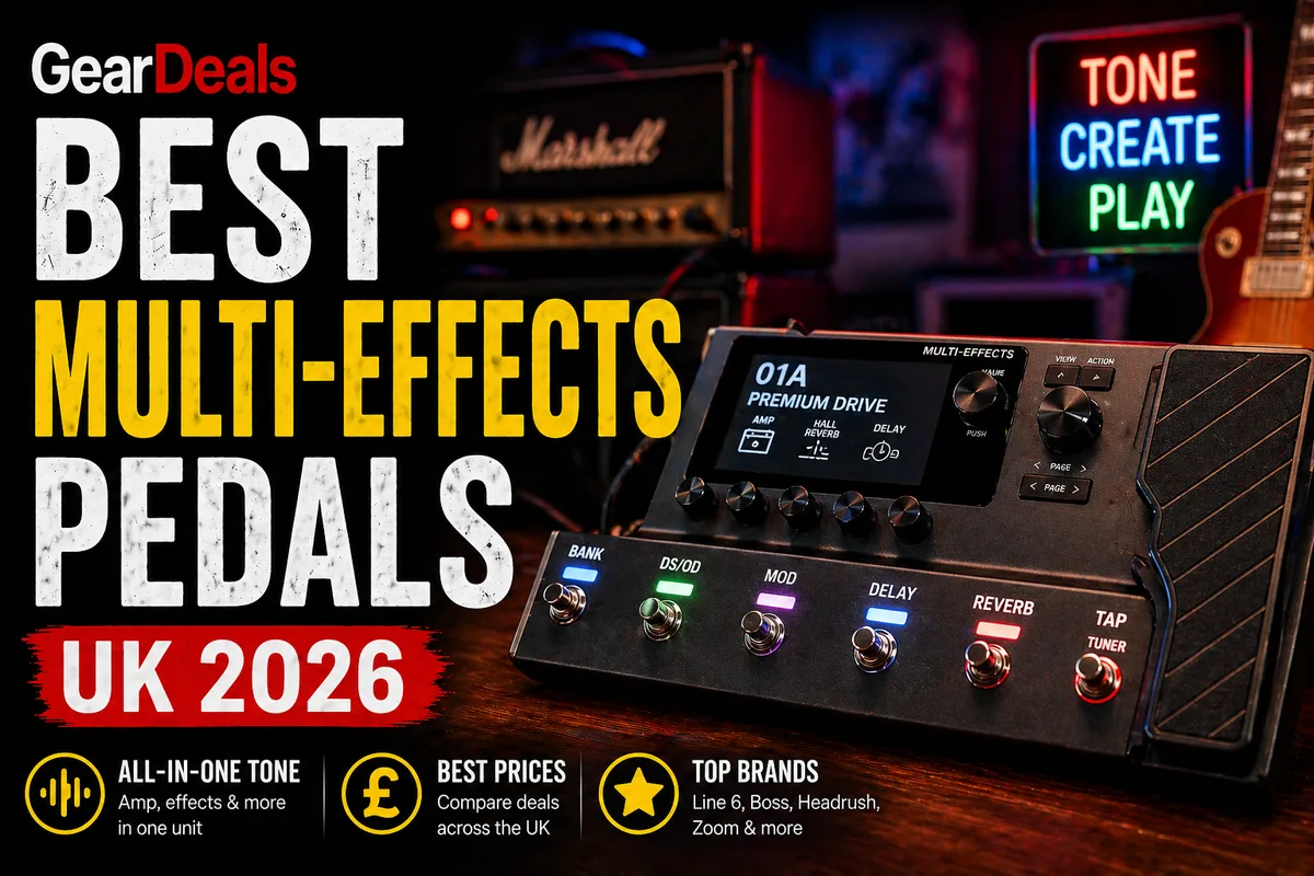 Best Multi-Effects Pedals UK 2026: Boss, Hotone, Zoom and More