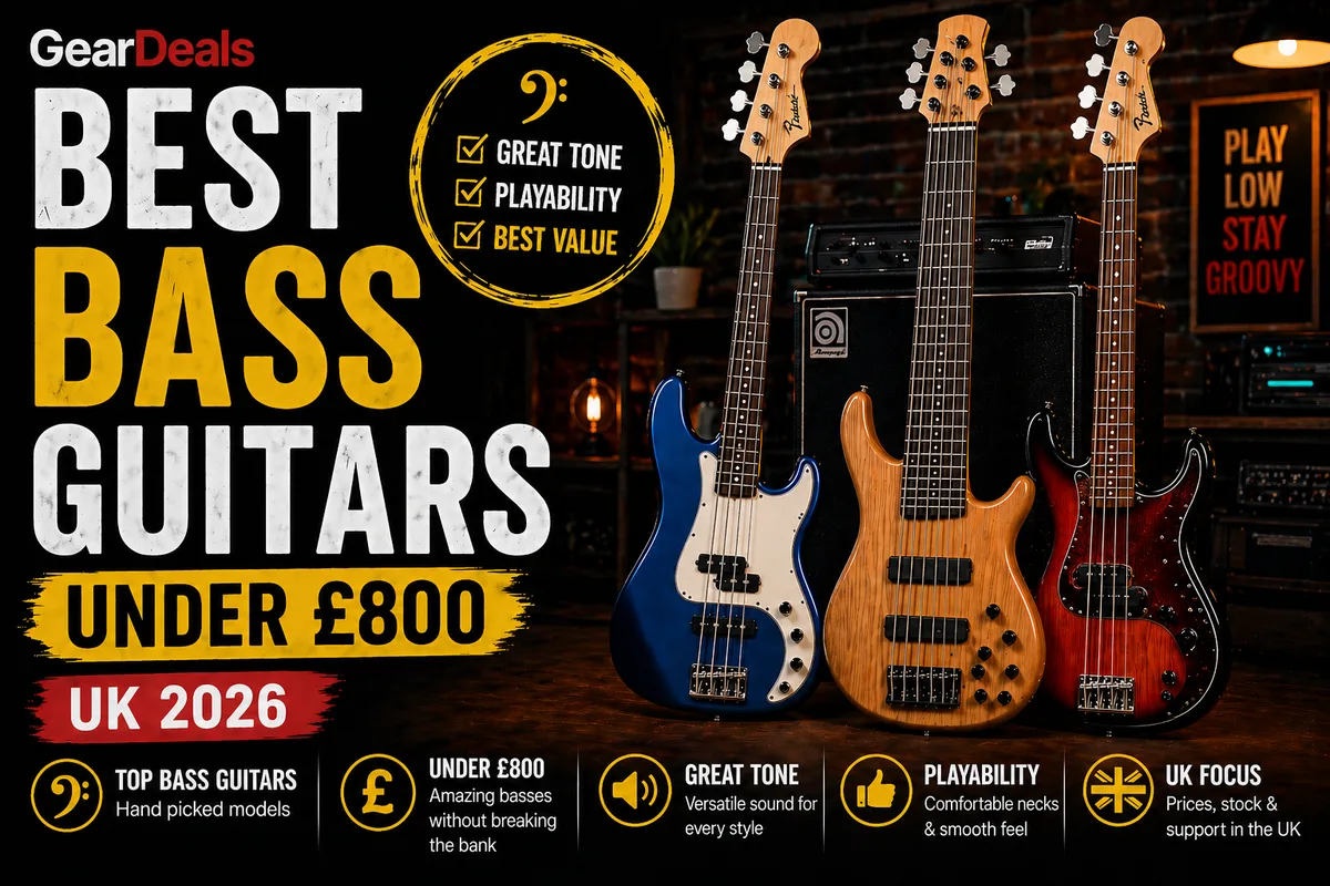 Best Bass Guitars Under £800 UK 2026: Yamaha, Cort and Warwick Compared