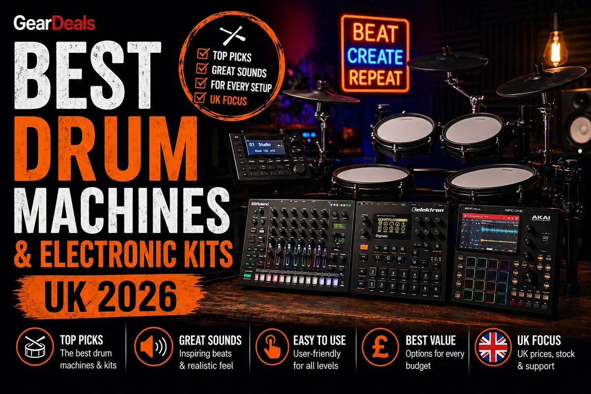 Best Drum Machines and Electronic Kits UK 2026: Roland, Arturia, Korg