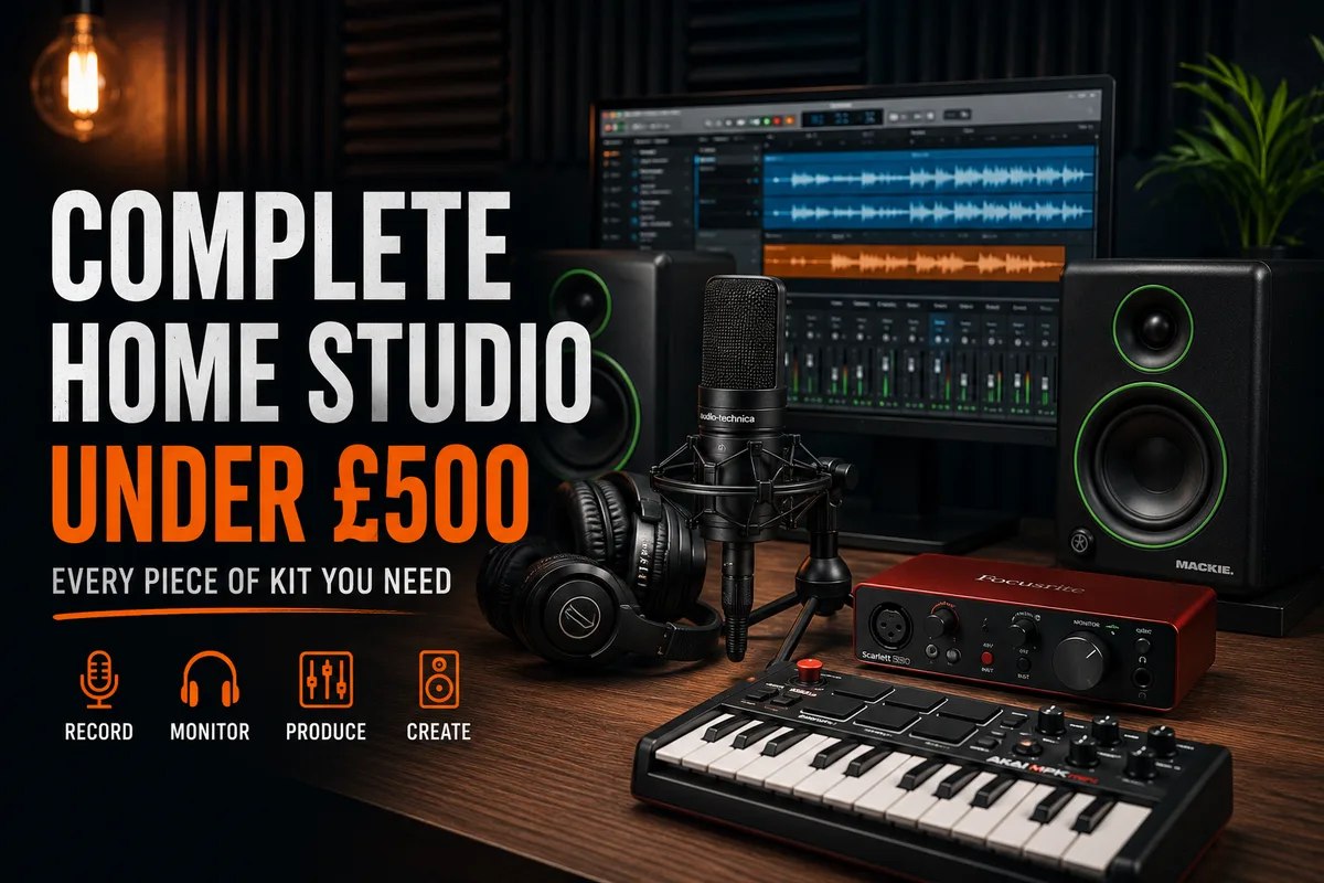 Complete Home Studio Under £500: Every Piece of Kit You Need